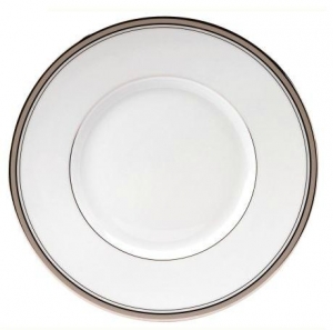 Excellence Grey Philippe Deshoulieres Excellence Grey Dessert Plate Large Rim