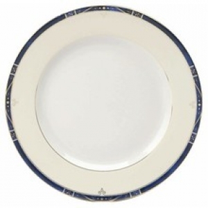 Scala Blue Gold Filet Philippe Deshoulieres Scala Blue Gold Filet Dessert Plate