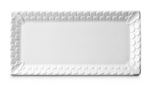 L'Objet Aegean White Rectangular Platter