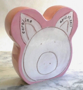 Alex Marshall Character Coin Bank -  Pink Pig