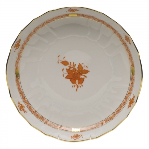Herend Chinese Bouquet Rust Open Vegetable Bowl10.5"D