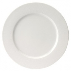 Philippe Deshoulieres Seychelles White Dinner Plate Large Rim