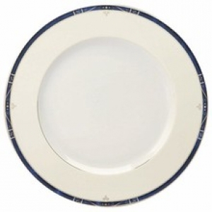 Scala Blue Gold Filet Philippe Deshoulieres Scala Blue Gold Filet Dinner Plate