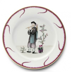 Alberto Pinto / Pinto Paris Chinoiserie Buffet Plate - #1