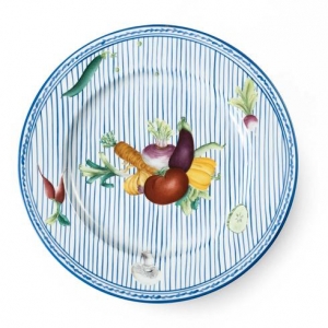 Alberto Pinto Potager Blue Dinner Plate