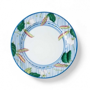 Alberto Pinto Potager Blue Dessert Plate