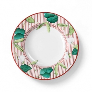 Alberto Pinto Potager Red Soup Plate