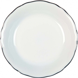 Deshoulieres Colbert White Platinum Filet Bread & Butter Plate - 5.9"