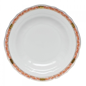 Herend Chinese Bouquet Garland Rust Dessert Plate