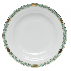 Herend Chinese Bouquet Garland Green Dessert Plate