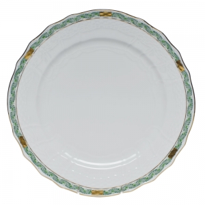 Herend Chinese Bouquet Garland Green Service Plate