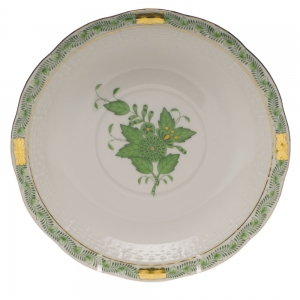 Herend Chinese Bouquet Green Cream Soup Stand