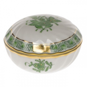 Herend Ring Box - Green