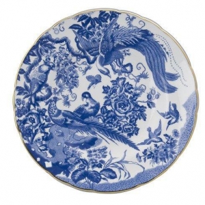 Royal Crown Derby Aves Blue Dinner Plate - 10.5"