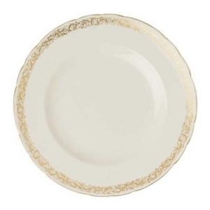 Royal Crown Derby Aves Gold Band Bread Plate - 6.25"
