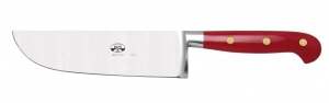 Berti Red Lucite Handle Pesto Knife