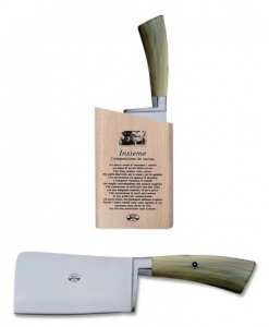 Berti Insieme Ox Horn Handle Cleaver