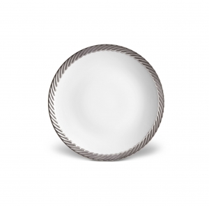 L'Objet Corde Platinum Bread + Butter Plate