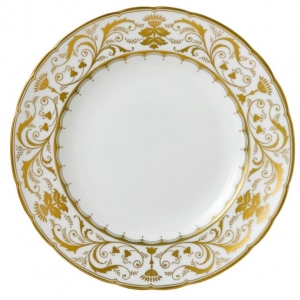 Royal Crown Derby Darley Abbey White Dinner Plate -10.7"