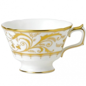 Royal Crown Derby Darley Abbey White Tea Cup - 8oz