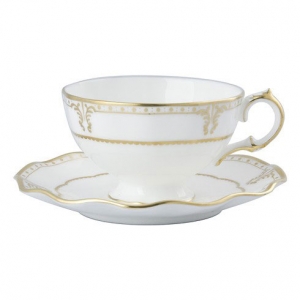 Royal Crown Derby Elizabeth Gold Tea Saucer *