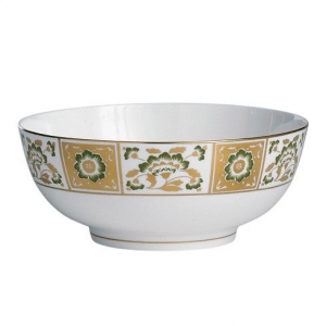 Royal Crown Derby Derby Panel Green Salad Bowl