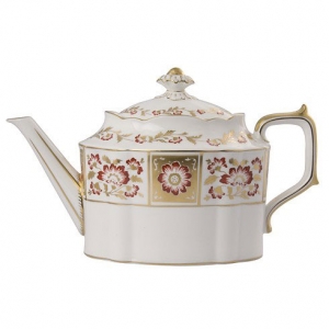 Royal Crown Derby Derby Panel Red Teapot - Large