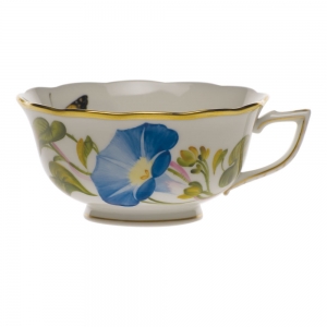 Herend American Wildflower Morning Glory Tea Cup - 8oz.