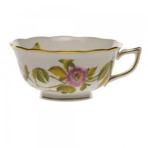 Herend American Wildflower Passion Flower Tea Cup - 8oz.