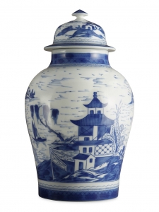 Mottahedeh Blue Canton Large Ginger Jar