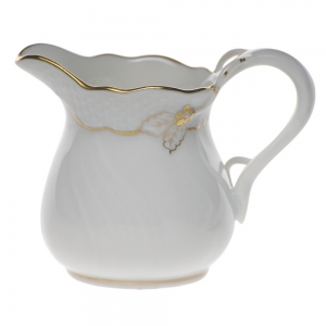 Herend Golden Edge Creamer(1.5 Oz) 2"H