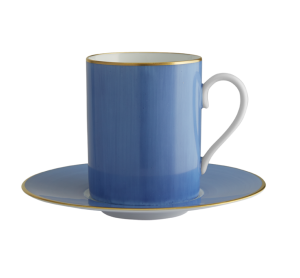 Haviland Parlon Lexington Azur Tall Cup & Saucer