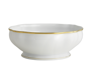 Haviland Parlon  Colette Gold Salad Bowl