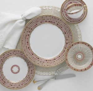 Haviland Parlon  Syracuse Rose Five Piece Place Setting