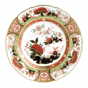 Royal Crown Derby Imari Accents Golden Peony Accent Plate