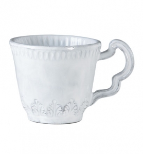 Incanto White Leaf Mug