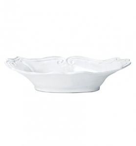 Incanto White Baroque Medium Au Gratin Dish