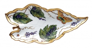 Anna Weatherley Wildberry Lavender Lavender Leaf Dish