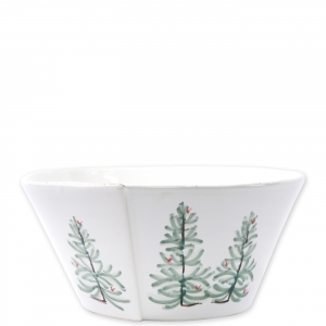 Vietri Lastra Holiday Large Stacking Serving Bowl