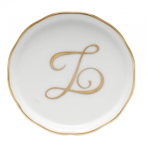 Herend Monogram Coaster - Z