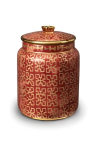 L'Objet Fortuny Canister - Ashanti Red - Small