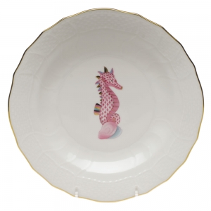 Herend Aquatic Seahorse Dessert Plate