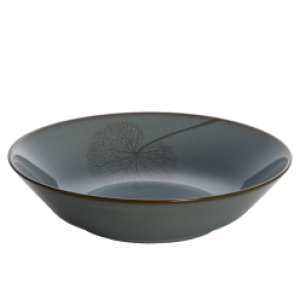 Mottahedeh Leaf Topaz Pasta Bowl