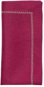 Kim Seybert Classic Napkin Plum - Set 4