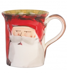 Old St. Nick Mug - Red