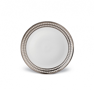 L'Objet Perlee Platinum Dinner Plate