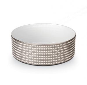 L'Objet Perlee Platinum Deep Bowl - Large