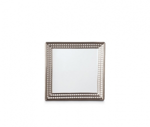 L'Objet Perlee Platinum Square Tray