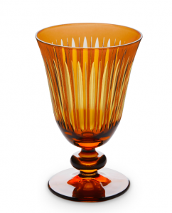 L'Objet Prism Amber Wine Glasses  - Set 4