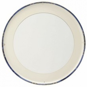 Scala Blue Gold Filet Philippe Deshoulieres Scala Blue Gold Filet Round Cake Platter